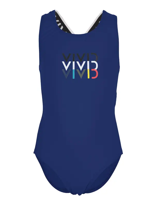 VIVID VIVID Jednodijelni kupaći kostim  plava / bijela