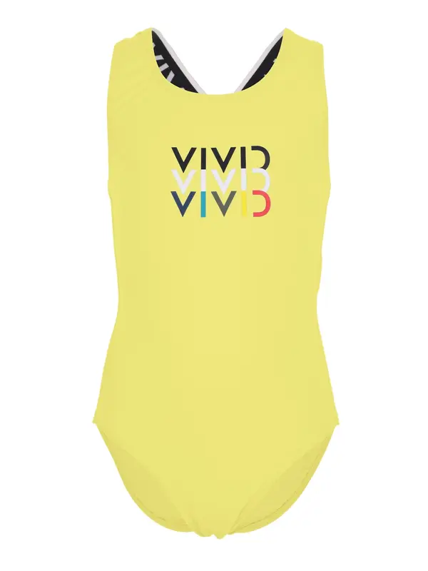 VIVID VIVID Jednodijelni kupaći kostim  plava / limeta zelena / crna / bijela
