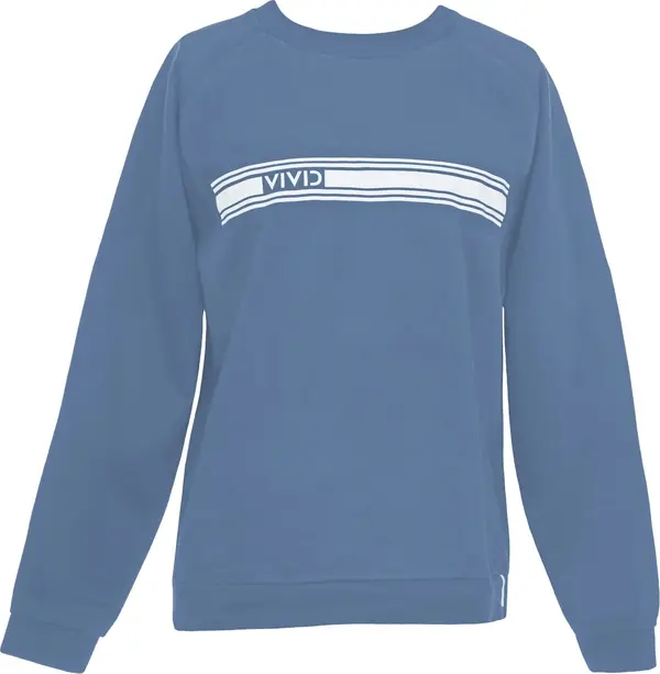 VIVID VIVID Sweater majica  safirno plava / bijela
