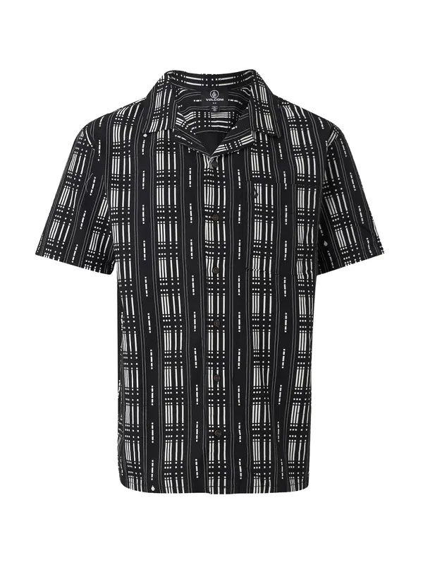 Volcom Volcom Košulja 'MACROS'  crna / bijela