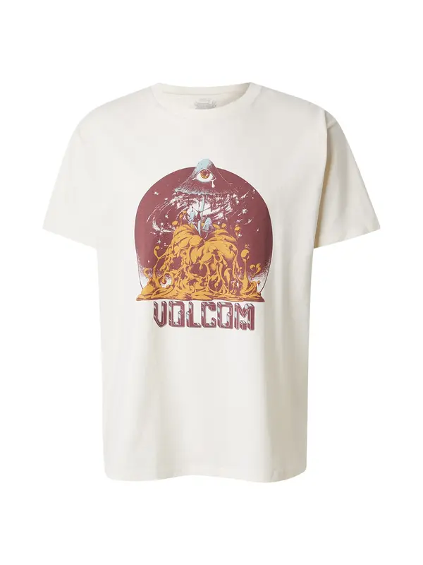 Volcom Volcom Majica 'FA CALLUM ROONEY'  med / klasično crvena / bijela
