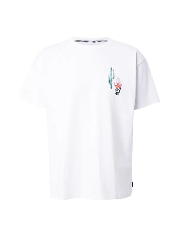 Volcom Volcom Majica 'MICKEY MASON'  čokolada / prljavo roza / krvavo crvena / bijela