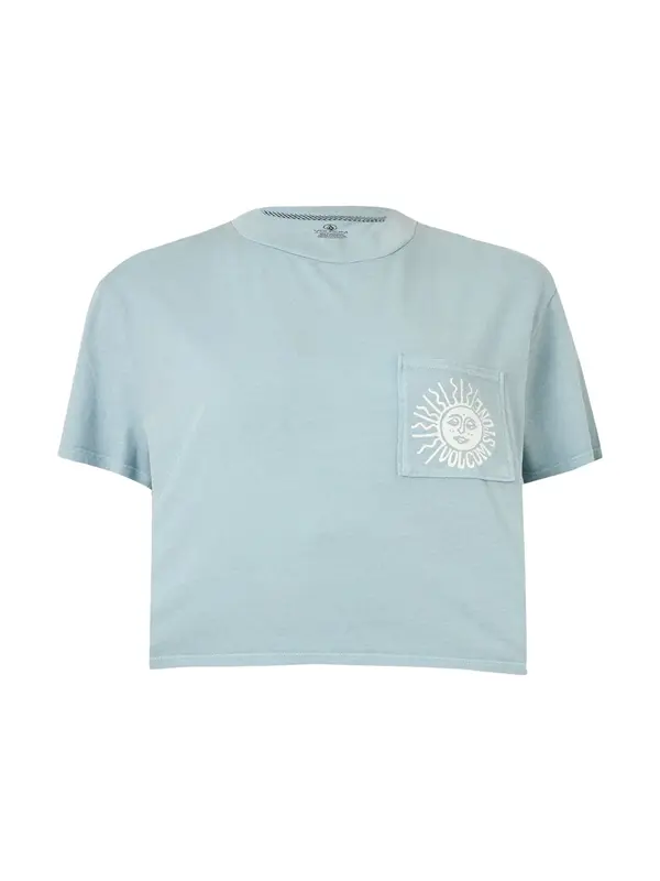 Volcom Volcom Majica 'Pocket Dial'  plava / bijela
