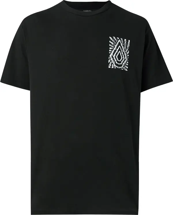 Volcom Volcom Majica 'RADIATON'  siva / crna / bijela