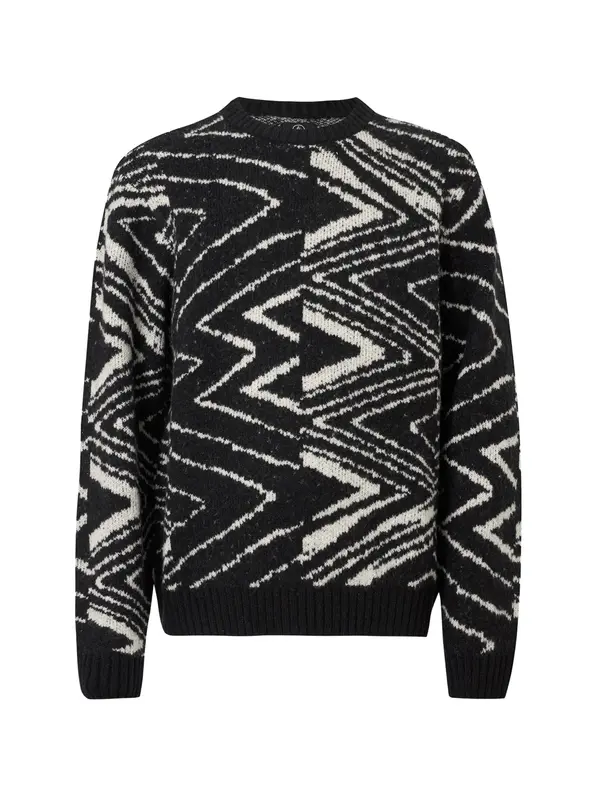 Volcom Volcom Pulover 'ZAGNER'  crna / prljavo bijela