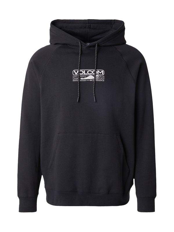 Volcom Volcom Sweater majica 'OUTTHERE'  crna / bijela