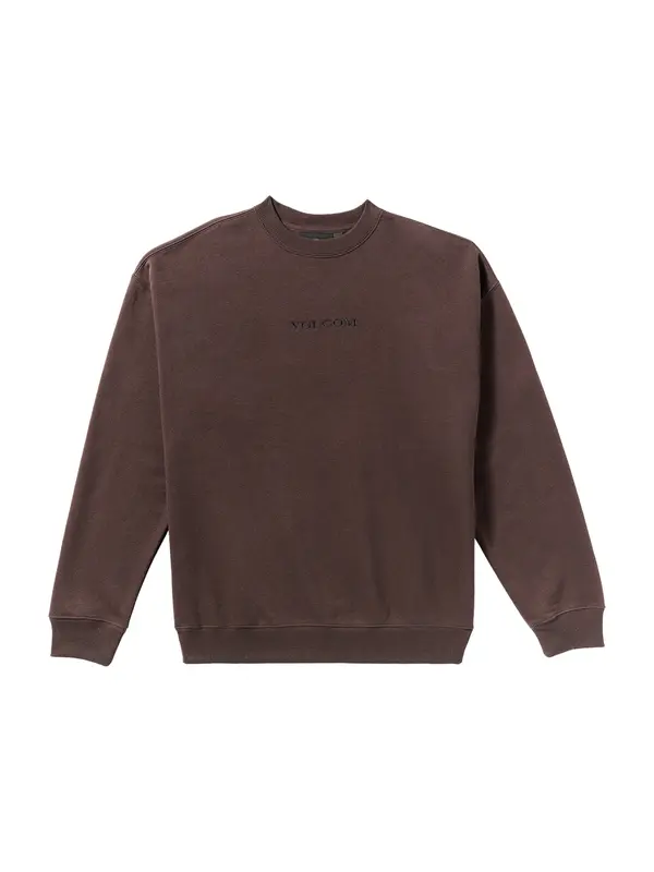 Volcom Volcom Sweater majica 'Stone'  tamno smeđa