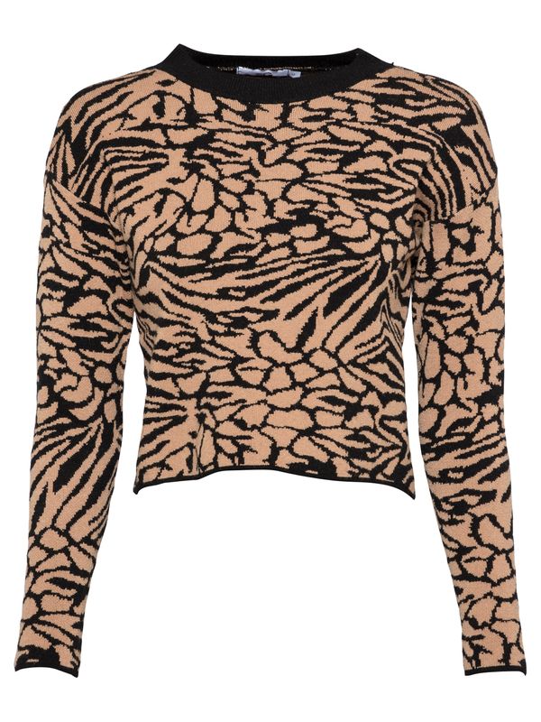 WAL G. WAL G. Pulover 'SAKINA'  bež / crna