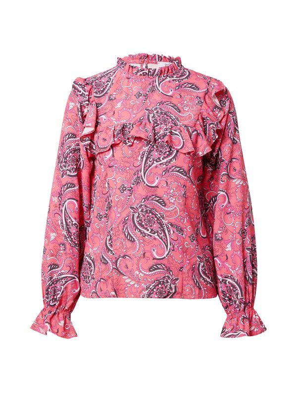 Wallis Wallis Curve Bluza  prljavo roza / svijetloroza / crna / bijela