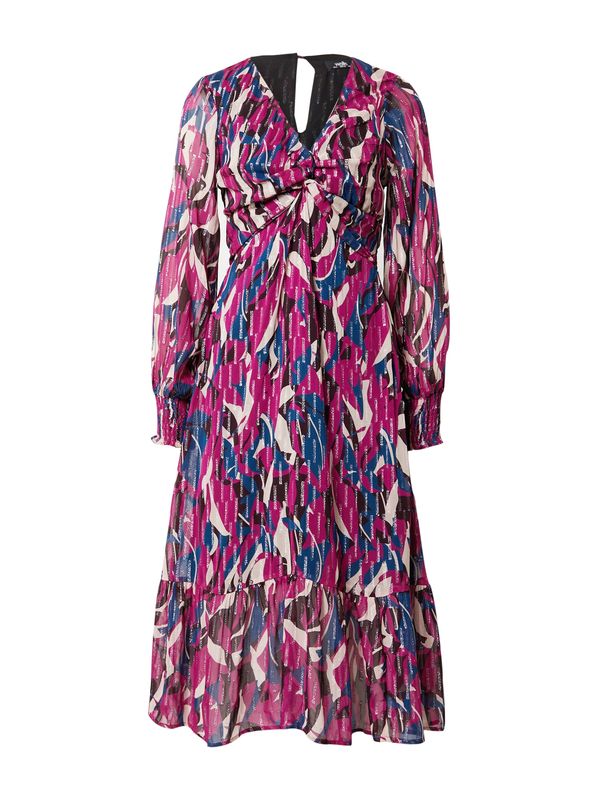 Wallis Wallis Haljina  boja pijeska / plava / roza / crna