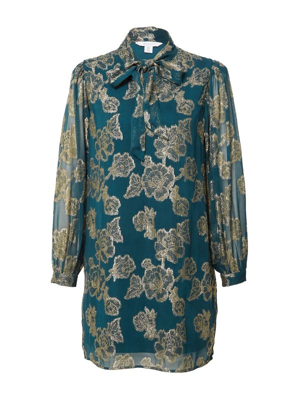 Wallis Wallis Haljina  zlatna / petrol