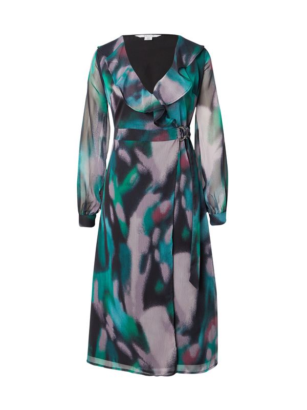 Wallis Wallis Koktel haljina  zelena / žad / lila / crna