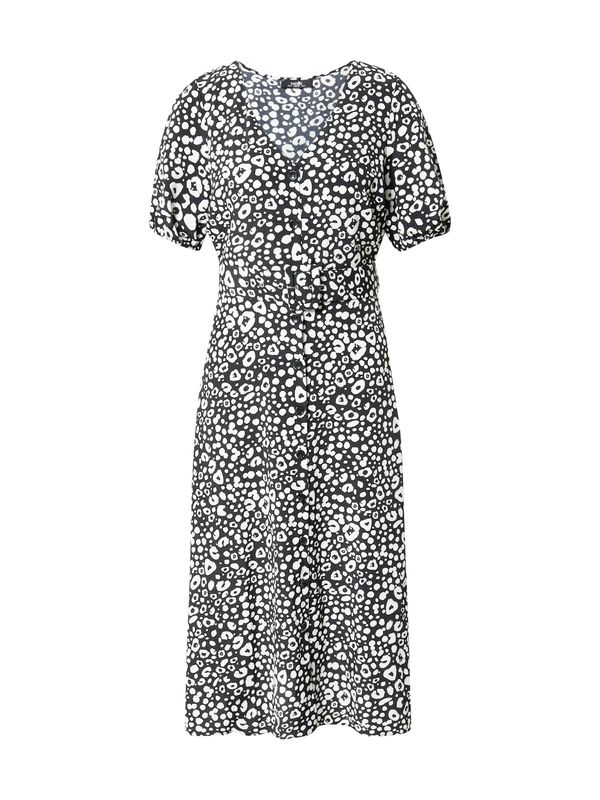 Wallis Wallis Košulja haljina  crna / bijela