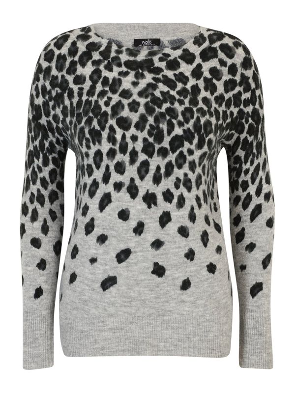 Wallis Petite Wallis Petite Pulover  morsko plava / antracit siva / siva melange