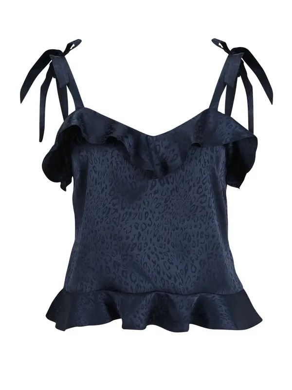 Wallis Petite Wallis Petite Top  mornarsko plava / crna