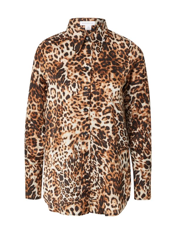 Warehouse Warehouse Bluza  boja pijeska / smeđa / hrđavo smeđa