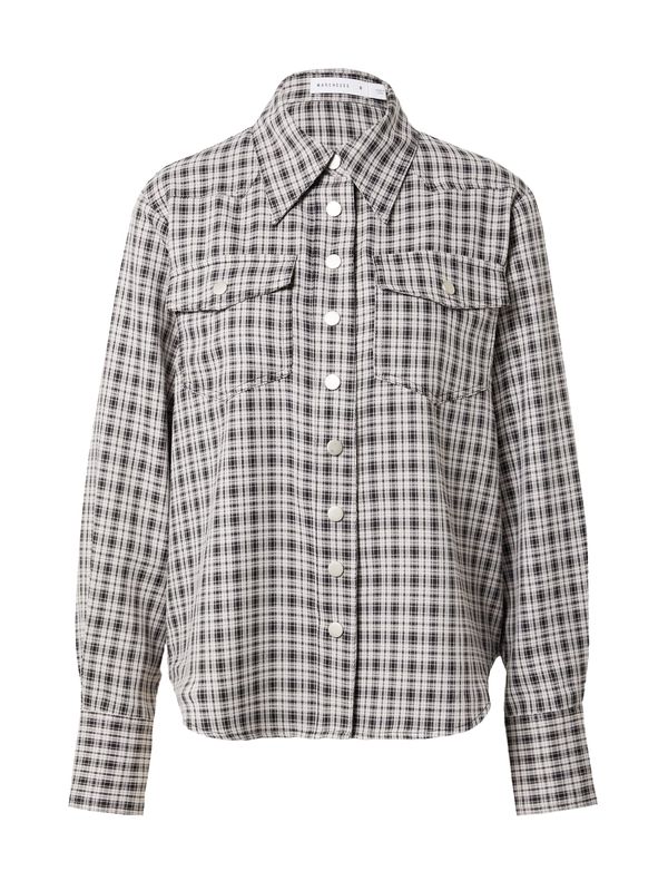 Warehouse Warehouse Bluza  crna / prljavo bijela