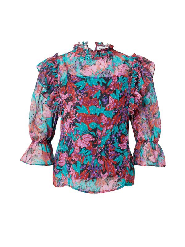 Warehouse Warehouse Bluza 'Dobby'  miks boja / roza