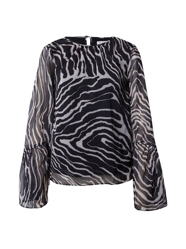 Warehouse Warehouse Bluza  svijetlosiva / crna