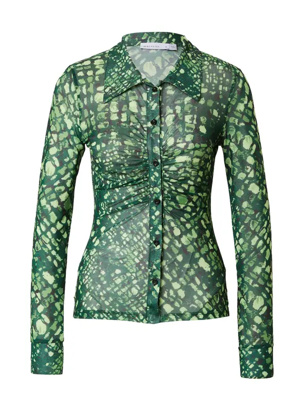Warehouse Warehouse Bluza  zelena / jabuka / crna