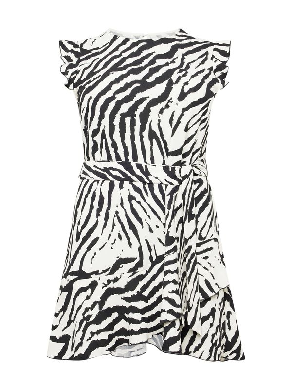 Warehouse Curve Warehouse Curve Haljina  crna / bijela