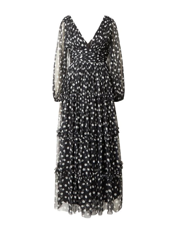 Warehouse Warehouse Haljina  crna / bijela