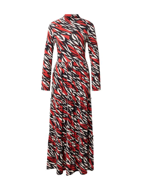 Warehouse Warehouse Haljina  crvena / crna / bijela