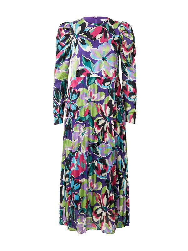 Warehouse Warehouse Haljina  jabuka / tamno ljubičasta / roza / crna