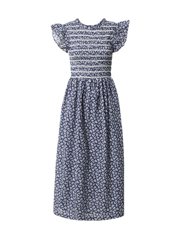 Warehouse Warehouse Haljina  mornarsko plava / bijela