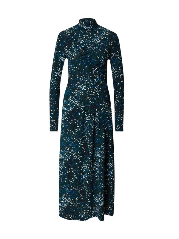 Warehouse Warehouse Haljina  svijetloplava / smaragdno zelena / crna / bijela