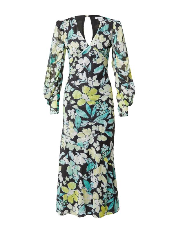 Warehouse Warehouse Haljina  tirkiz / limeta / crna / prljavo bijela