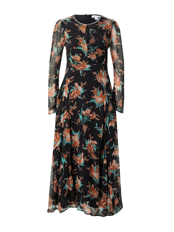 Warehouse Warehouse Haljina  tirkiz / oker / crna / bijela