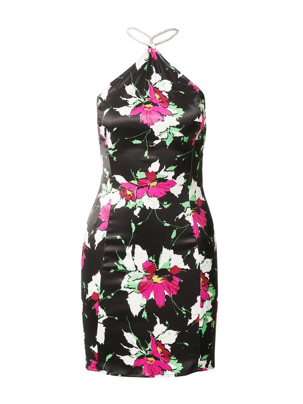 Warehouse Warehouse Haljina  žuta / zelena / tamno roza / crna / bijela