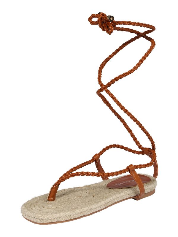 Warehouse Warehouse Japanke  boja devine dlake (camel)