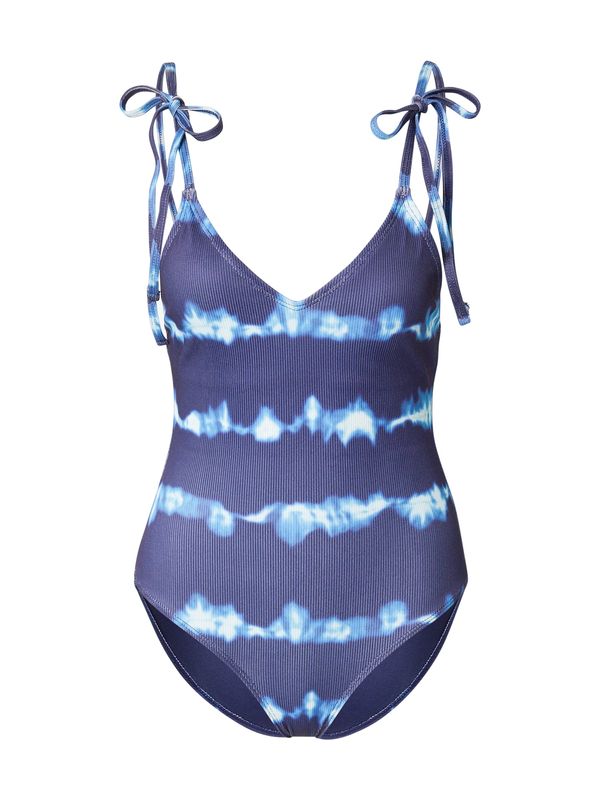 Warehouse Warehouse Jednodijelni kupaći kostim  mornarsko plava / svijetloplava / bijela