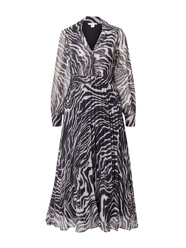 Warehouse Warehouse Košulja haljina  noćno plava / bijela