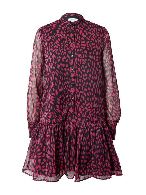 Warehouse Warehouse Košulja haljina  roza / crna