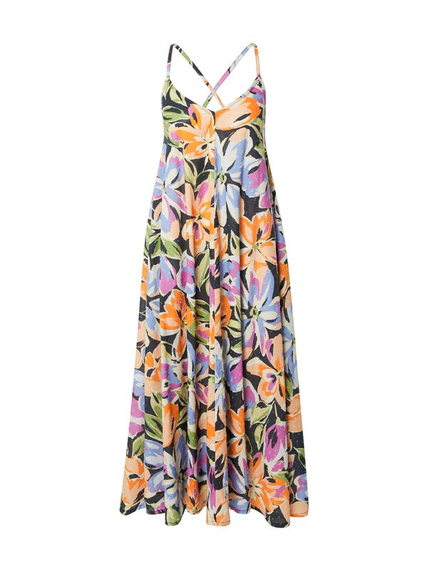 Warehouse Warehouse Ljetna haljina  svijetloplava / zelena / miks boja / marelica / crna