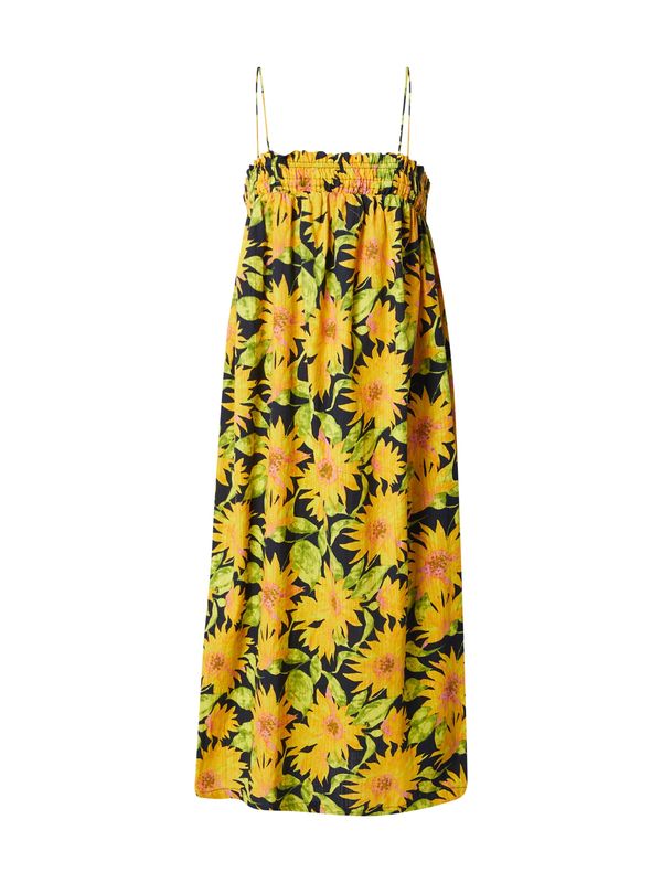 Warehouse Warehouse Ljetna haljina  žuta / svijetlozelena / roza / crna