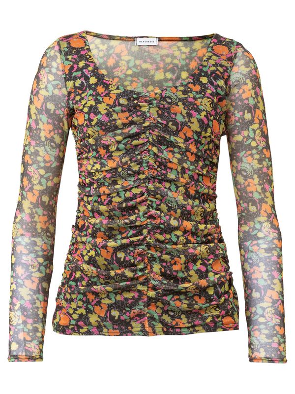 Warehouse Warehouse Majica  žuta / zelena / roza / crna