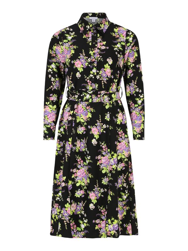 Warehouse Petite Warehouse Petite Košulja haljina  svijetlozelena / tamno ljubičasta / svijetloroza / crna