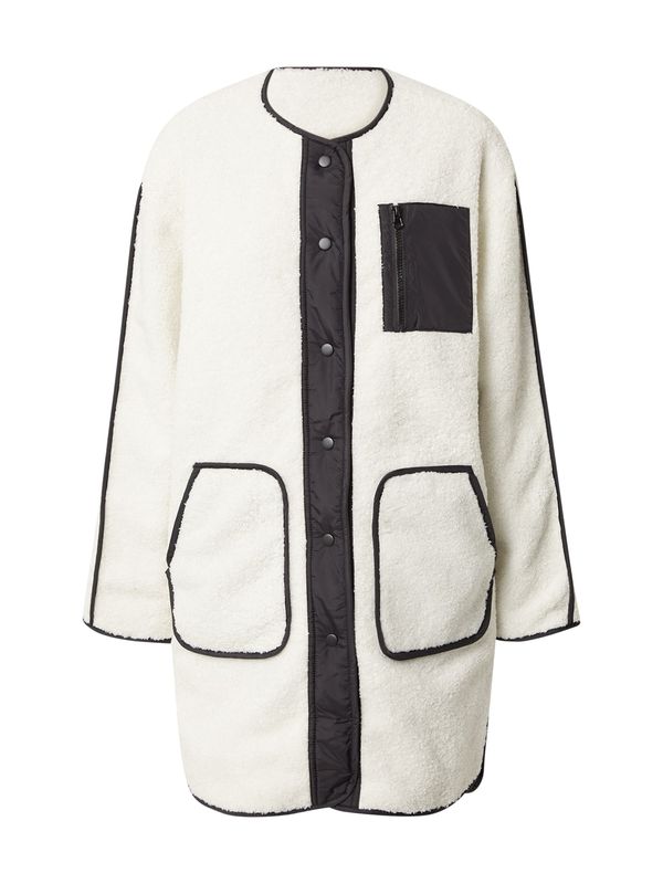 Warehouse Warehouse Prijelazni kaput  crna / bijela