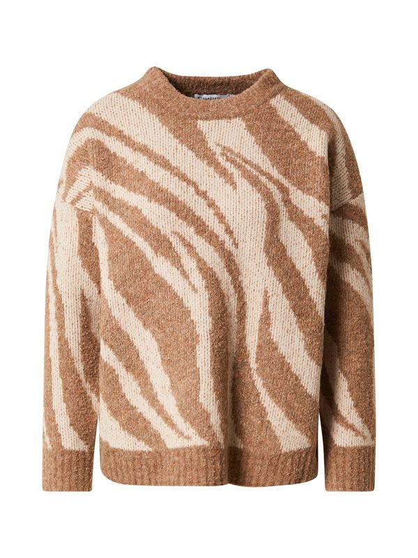 Warehouse Warehouse Pulover  bež / svijetlosmeđa