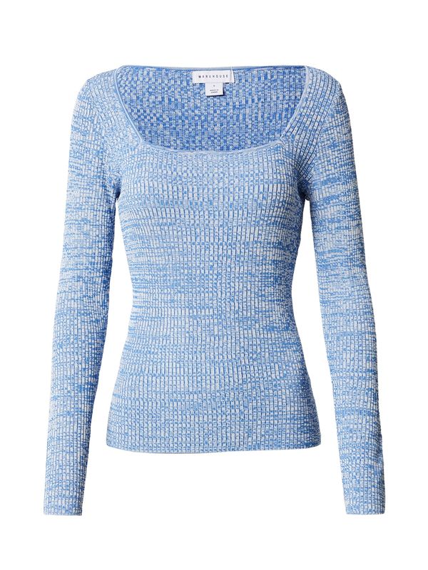 Warehouse Warehouse Pulover  plava melange
