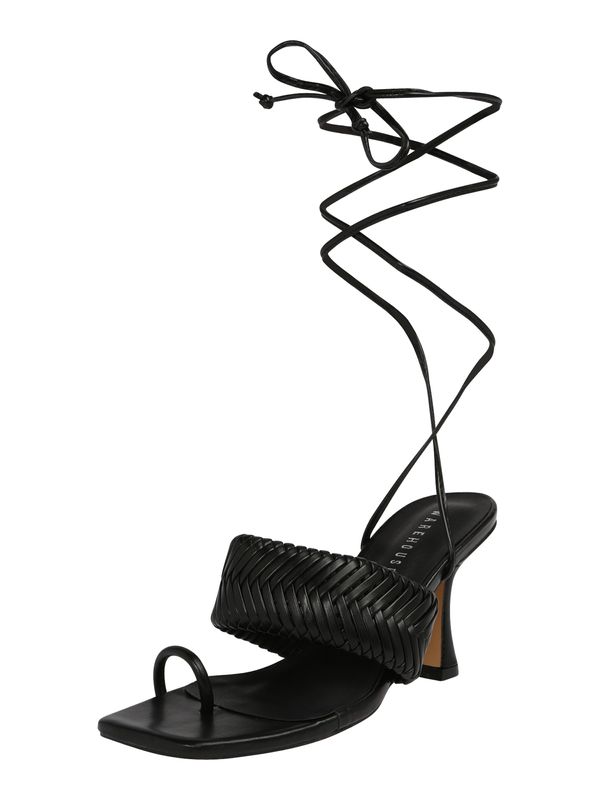 Warehouse Warehouse Sandale  crna