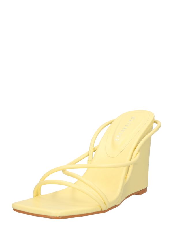 Warehouse Warehouse Sandale  svijetložuta