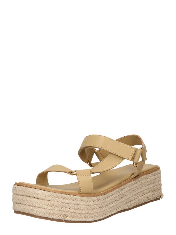 Warehouse Warehouse Sandale  tamno bež