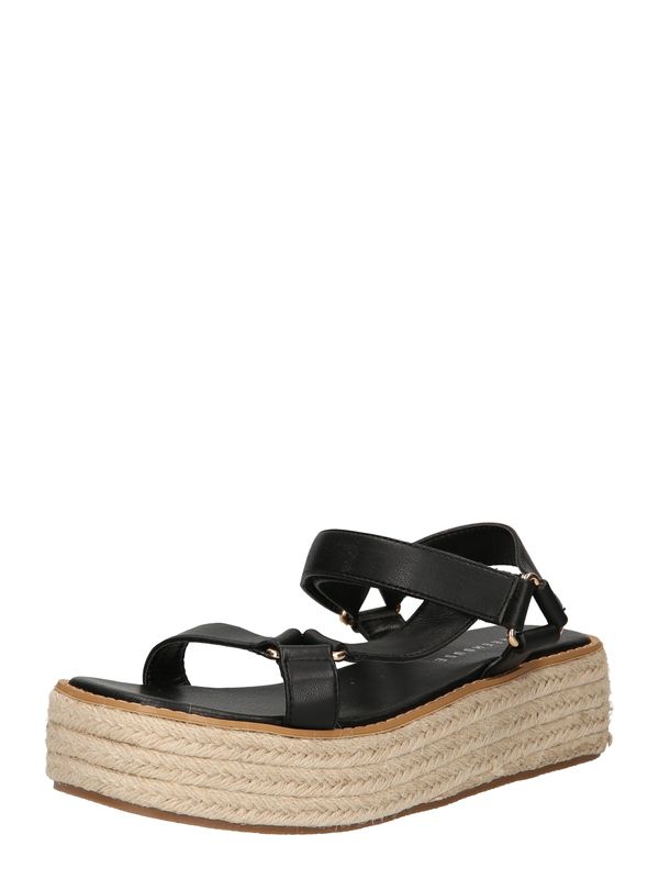 Warehouse Warehouse Sandale  zlatna / crna