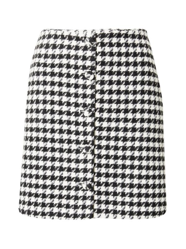 Warehouse Warehouse Suknja  crna / bijela