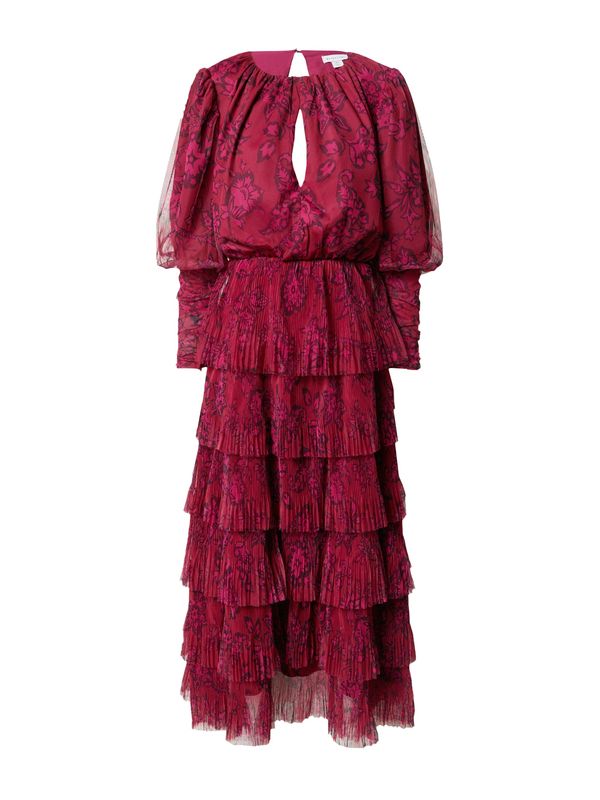 Warehouse Warehouse Večernja haljina  svijetloroza / karmin crvena / crna